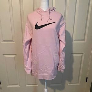 Nike Women’s Pink Hoodie Sweatshirt Dress Medium